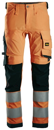 Snickers High-VIS-Stretchhose, Warnschutzklasse 2