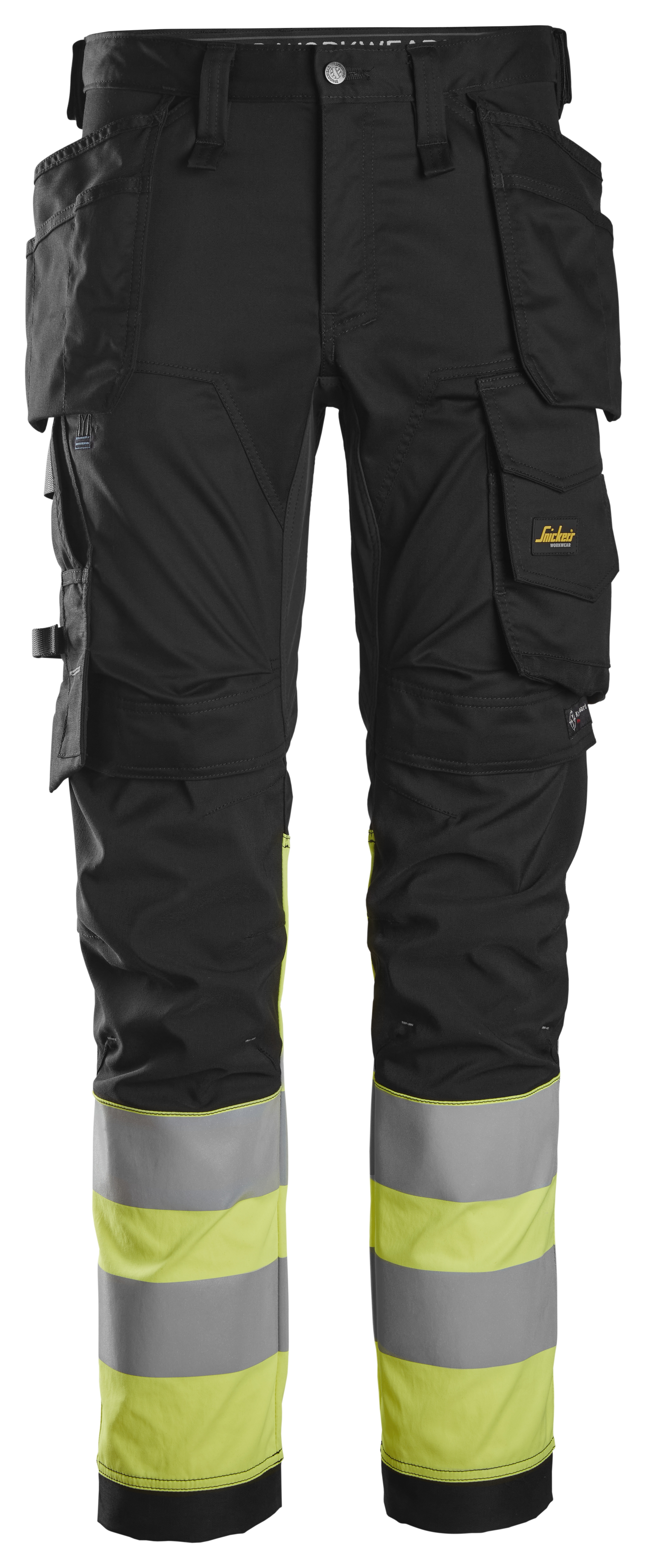 Vorschaubild Galerie Snickers High-VIS, Stretchhose mit Holstertaschen, Warnschutzklasse 1