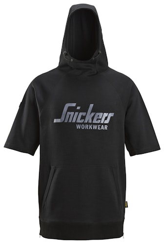 Snickers Logo Kurzarm-Hoodie