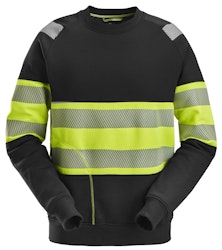 Snickers High-Vis-Sweatshirt, Warnschutzklasse 1