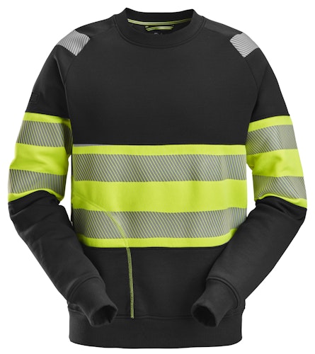 Snickers High-Vis-Sweatshirt, Warnschutzklasse 1