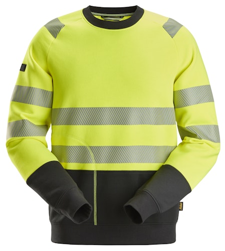 Snickers High-Vis-Sweatshirt, Warnschutzklasse 2