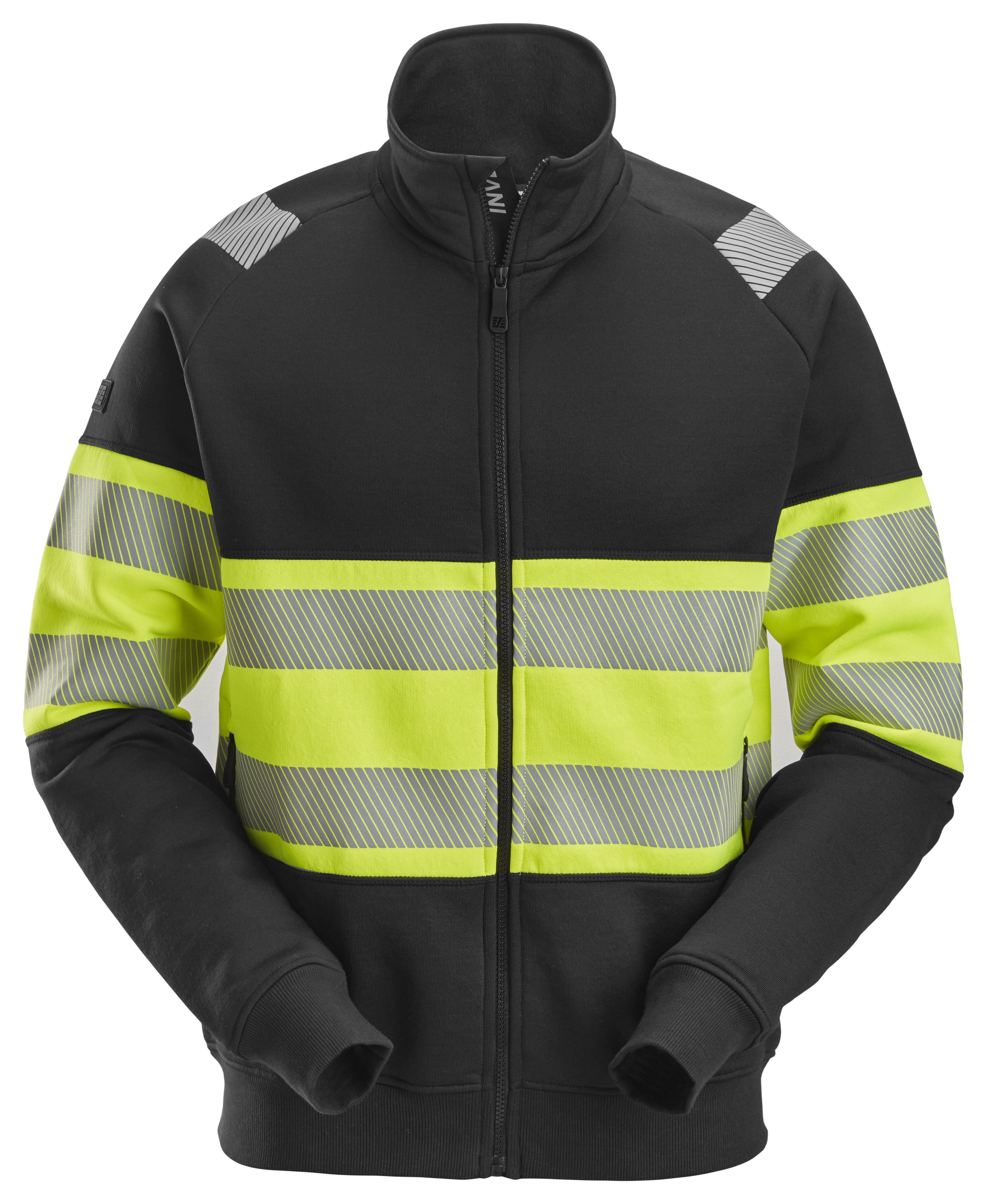 Vorschaubild Galerie Snickers High-Vis-Jacke mit durchgehendem Reißverschluss, Warnschutzklasse 1