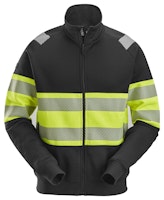 Snickers High-Vis-Jacke mit durchgehendem Reißverschluss, Warnschutzklasse 1