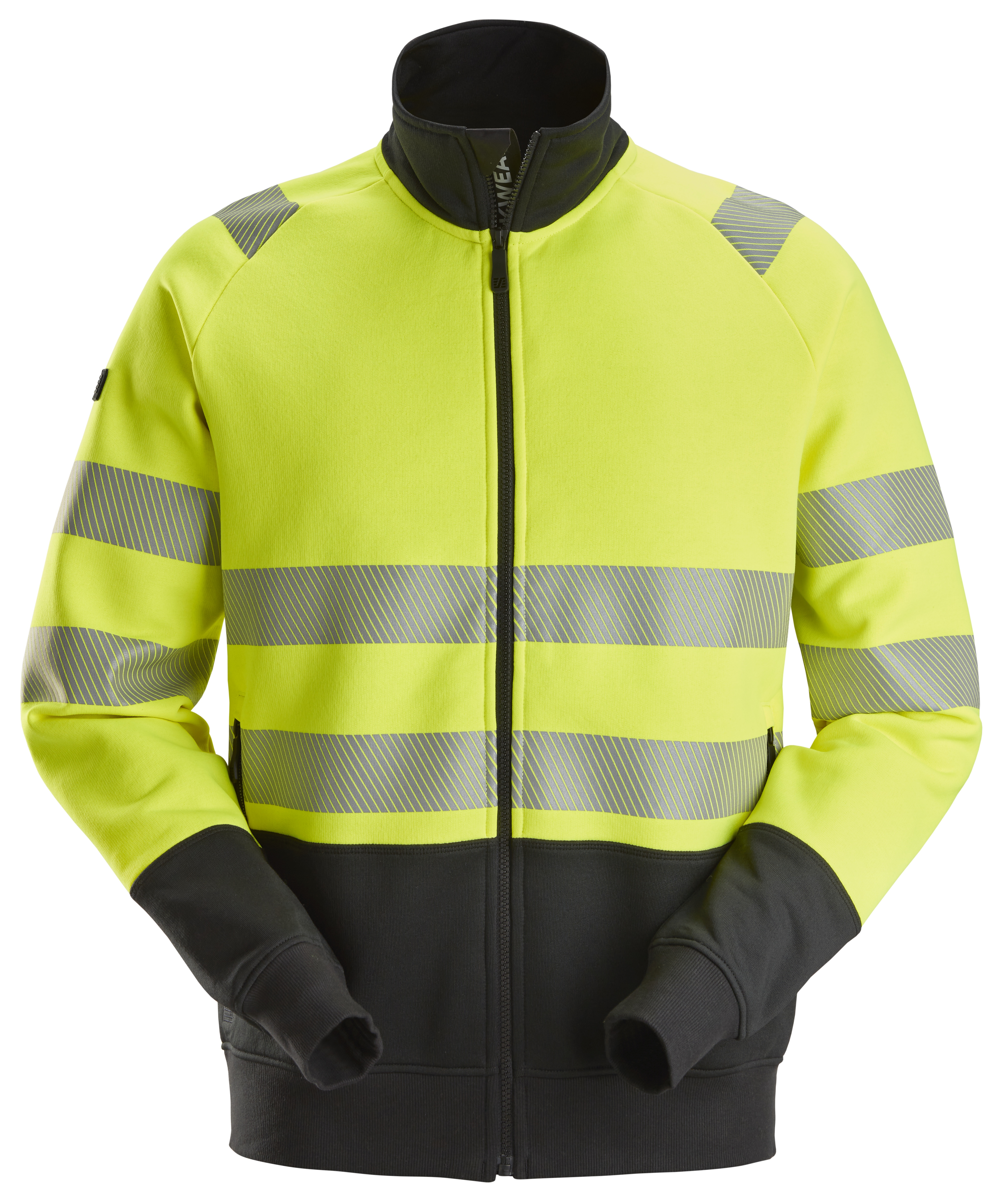 Vorschaubild Galerie Snickers High-Vis-Jacke mit durchgehendem Reißverschluss, Warnschutzklasse 2