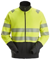 Snickers High-Vis-Jacke mit durchgehendem Reißverschluss, Warnschutzklasse 2