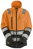 Snickers High-Vis-Damenjacke mit durchgehendem Reißverschluss, Warnschutzklasse 2