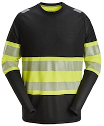 Snickers High-Vis-Langarm-Shirt Warnschutzklasse 1