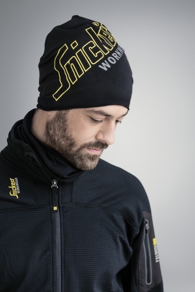 Vorschaubild Galerie Snickers Workwear 9030 FlexiWork Stretch Fleece Beanie bedruckt