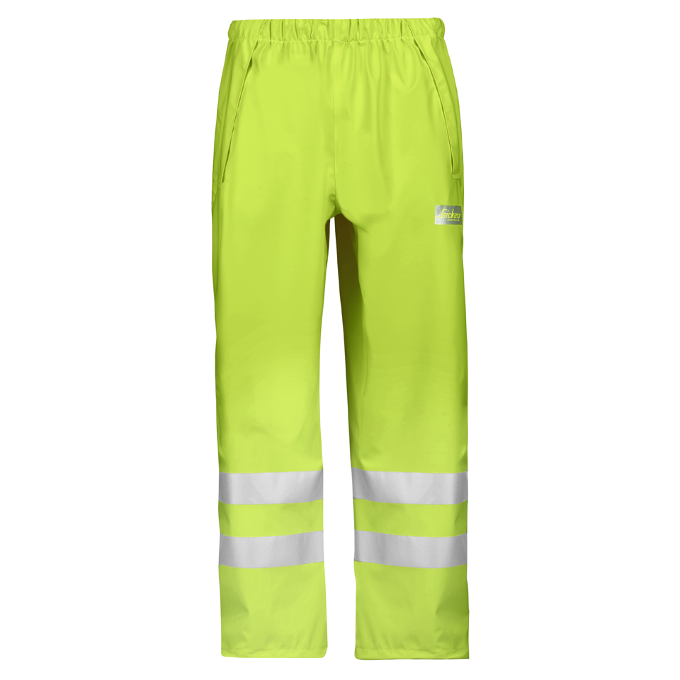Vorschaubild Galerie Snickers 8243 High-Vis PU Regenhose, Klasse 2