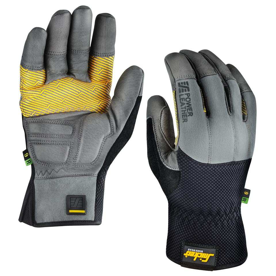 Vorschaubild Galerie Snickers Workwear 9536 Power Leather Handschuh rechts - Restposten!