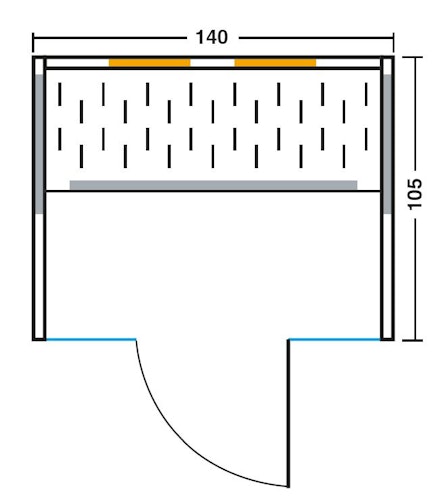 VITALhome Infrarotkabine Sunlight 140 inkl. 5-teiligem gratis Zubehörset Bild