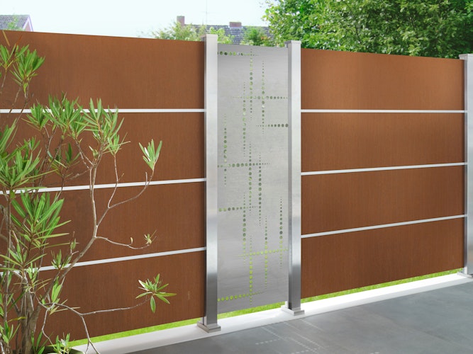 Traumgarten SYSTEM Board XL Zaun-Set 1780 x 1800 mm  Bild