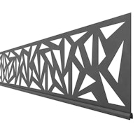 Traumgarten SYSTEM Dekorprofil TRIGON Anthrazit 2360 mm