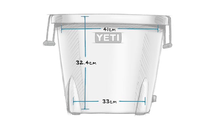 YETI isolierter Eiskübel TANK 45