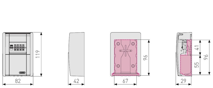 ABUS Zahlenschloss KeyGarage™ 787