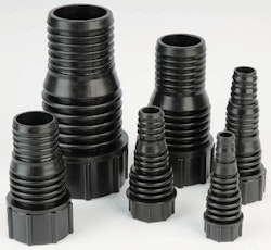 Messner EasyFitt Schlauchtülle mit Überwurfmutter und 
O-Ring für Spiralschlauch 1 1/2"IG - 40/50 mm (168/002858)