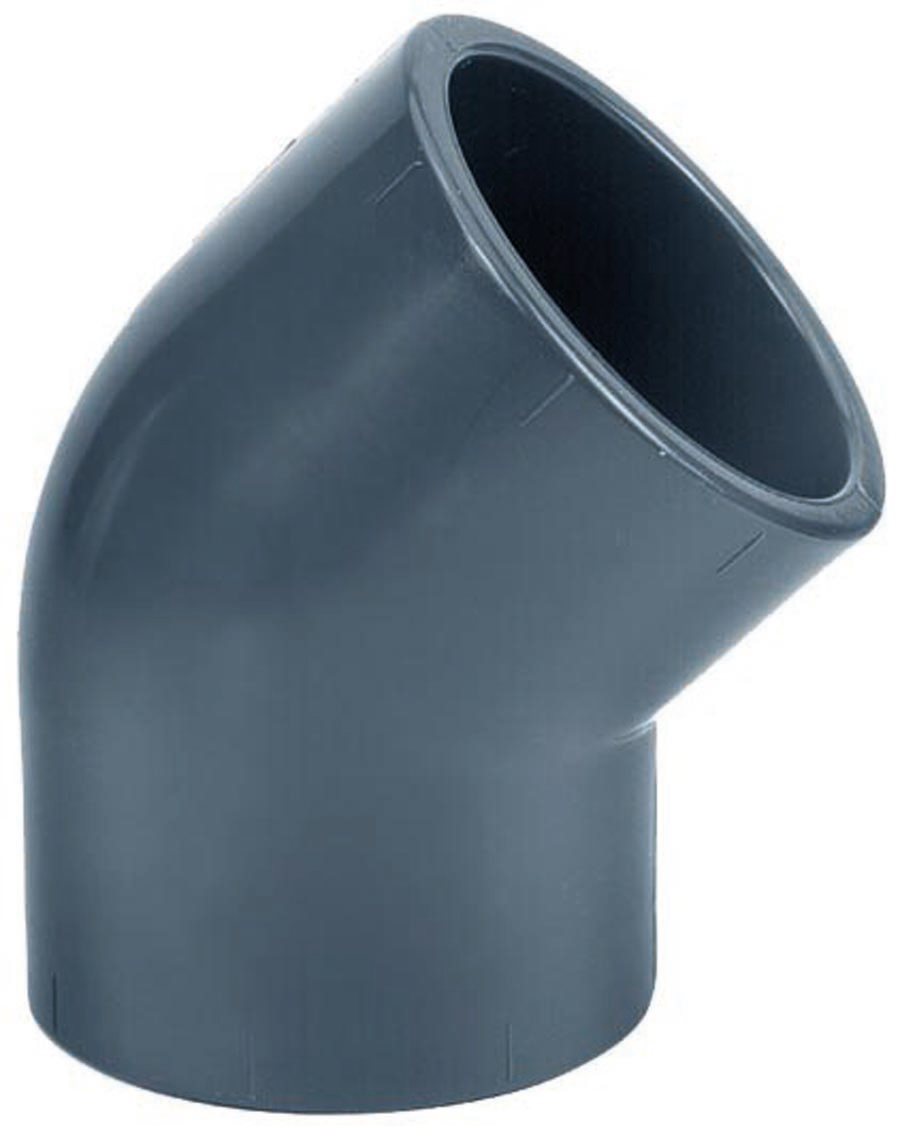 PVC-Winkel 45° Ø 40 mm  K - K