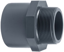 PVC-Gewindestück Ø 63 x 75 mm K – 2“ AG 