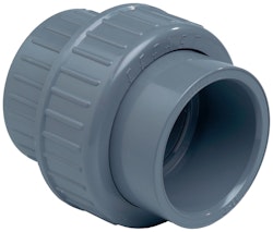 PVC-Verschraubung/Kupplung Klebeverbindung 
Ø 50 mm K - K
