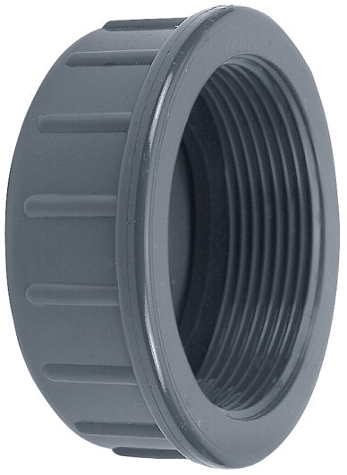 PVC-Schraubkappe 2½” IG