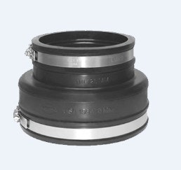 EPDM Reduziermuffe Ø 110 - 63 mm 
inkl. V2A Schlauchschelle