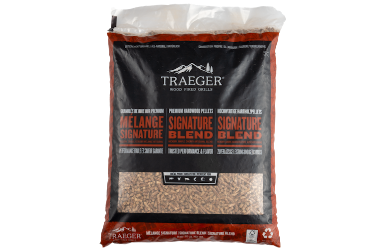 Traeger Hartholz Pellets SIGNATURE BLEND, 9 kg Beutel mit FSC Kennzeichen