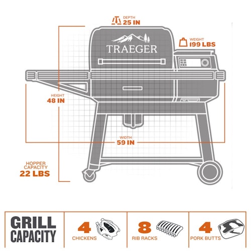 Traeger Pelletgrill IRONWOOD Bild