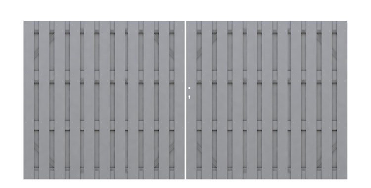 TraumGarten JUMBO WPC/Alu Doppeltor auf Maß