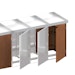 TraumGarten BINTO Hartholz/ Edelstahl 4-er Box mit Pflanzschale KomplettsetBild