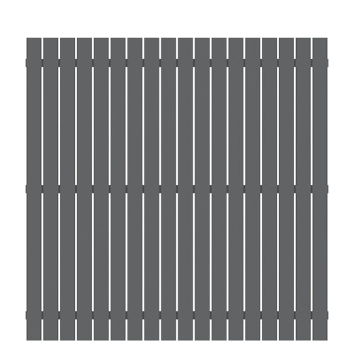 TraumGarten Squadra Alu-Sichtschutz 1800 x 1800 mm