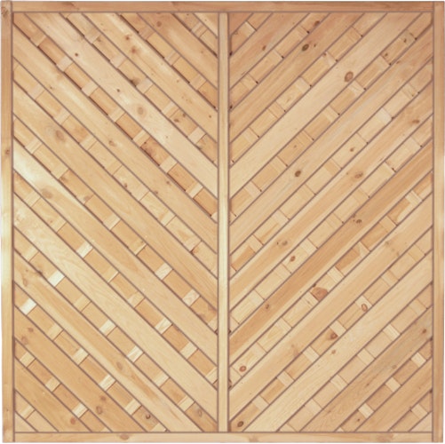 T&J MAXI DIAGONAL Lamellenzaun 180 x 180 cm