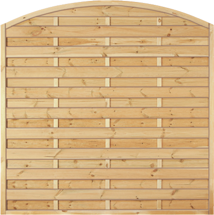 T&J MAXI BOGEN Lamellenzaun 180 x 180/160 cm