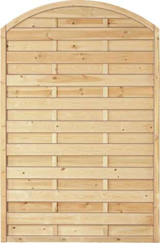 T&J MAXI BOGEN Lamellenzaun 120 x 180/160 cm