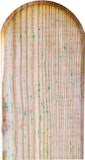 T&J Zaunlatte für T&J-Gartenzäune 20 x 90 x 1000 mm Kopf gerundet, glattZubehörbild
