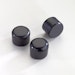 T&J Rundrohrpfostenkappe Kunststoff schwarz für 34 mm Durchmesser