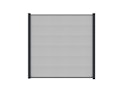 Vorschaubild T&J MAX XL WPC Steckzaunset 175 x 168 cm