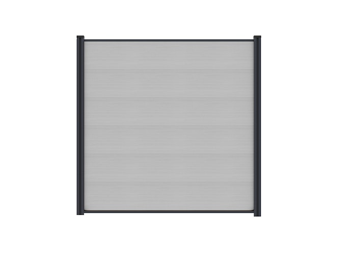 T&J MAX XL WPC Steckzaunset 175 x 168 cm