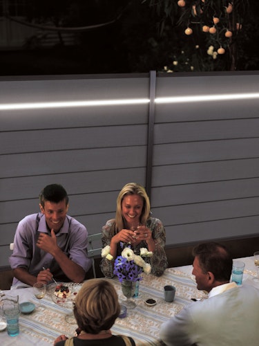 T&J Gotland-Serie LED-Zwischenleiste inkl. Solarpfostenkappe