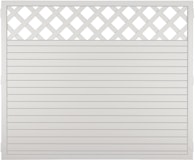 T&J LIGHTLINE Kunststoff Zaun Ranki 1800 x 1500 mm, weißZubehörbild