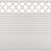 T&J LIGHTLINE Kunststoff Zaun Ranki 1800 x 1500 mm, weiß