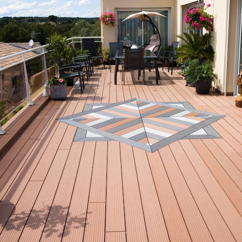 UPM ProFi Terrassendiele Design Deck-Herbstbraun