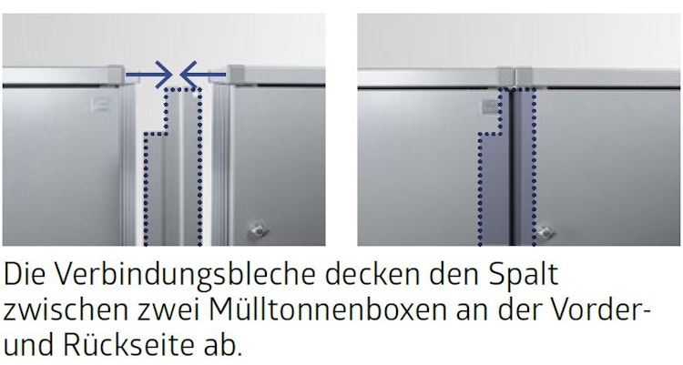 Biohort Verbindungselement(e) für Mülltonnenbox Alex Bild