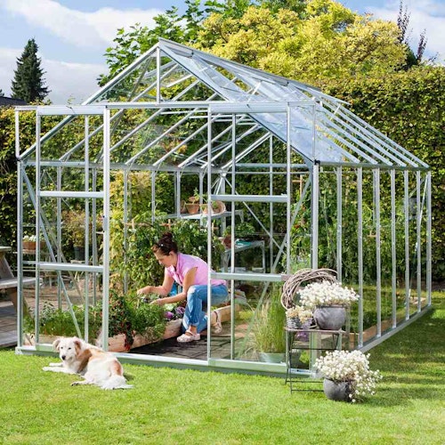 Vitavia Gewächshaus Uranus 11500 inkl. 4 Dachfenstern - 11,5 m²