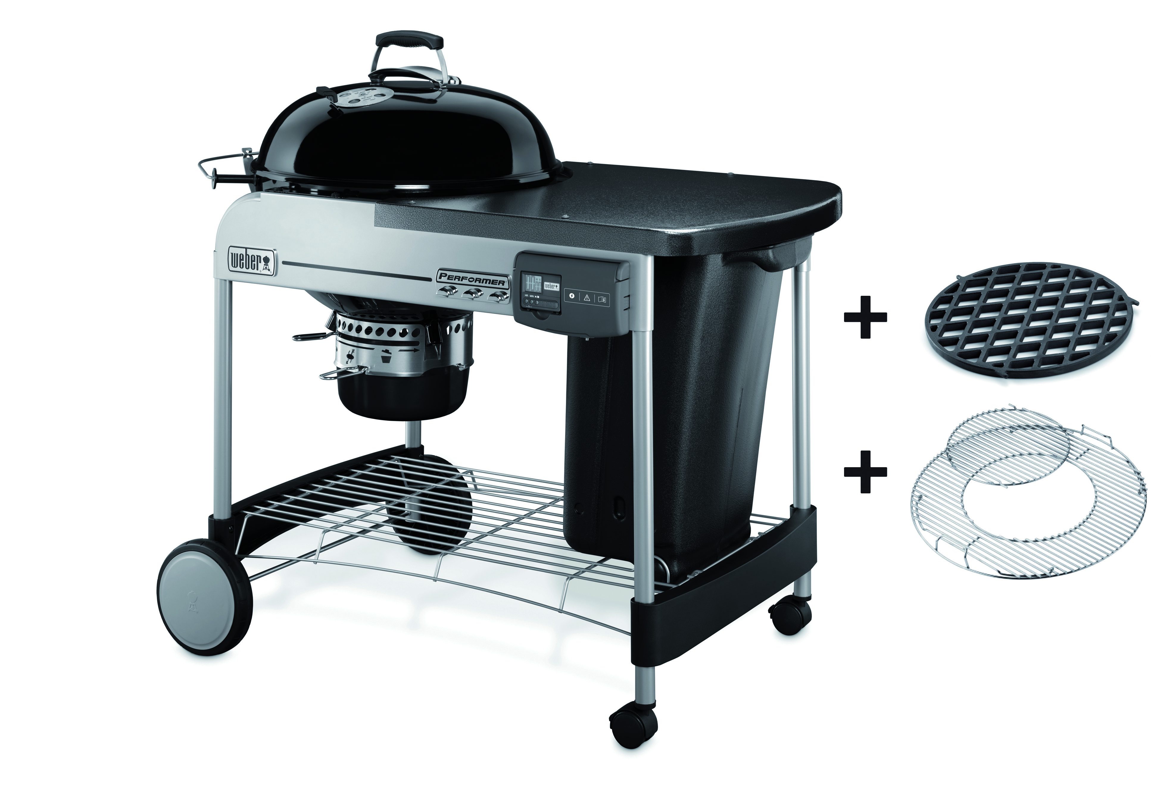 Weber Performer GBS, store Holzkohlegrill, Schwarz