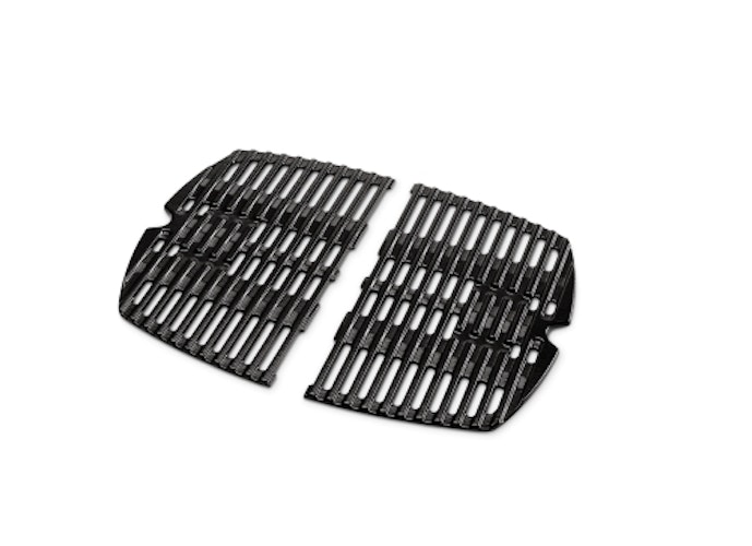 Weber Emaillierter Gusseisen Grillrost 2-teilig (für Q 100-/1000-Serie) (7644)