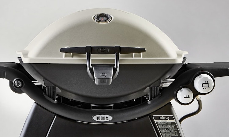 Weber Gasgrill Q 3200 mit Rollwagen - Black inklusive Hitzeschild und Bratenrost Bild