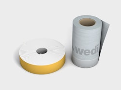 WEDI Tools Butyl-Wannendichtband, 3,6m x 12cm mit Entkopplungsstreifen