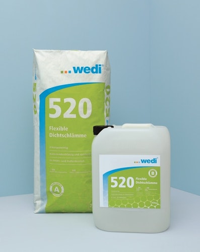 WEDI 520 Dichtschlämme, 30 kg Kombigebinde