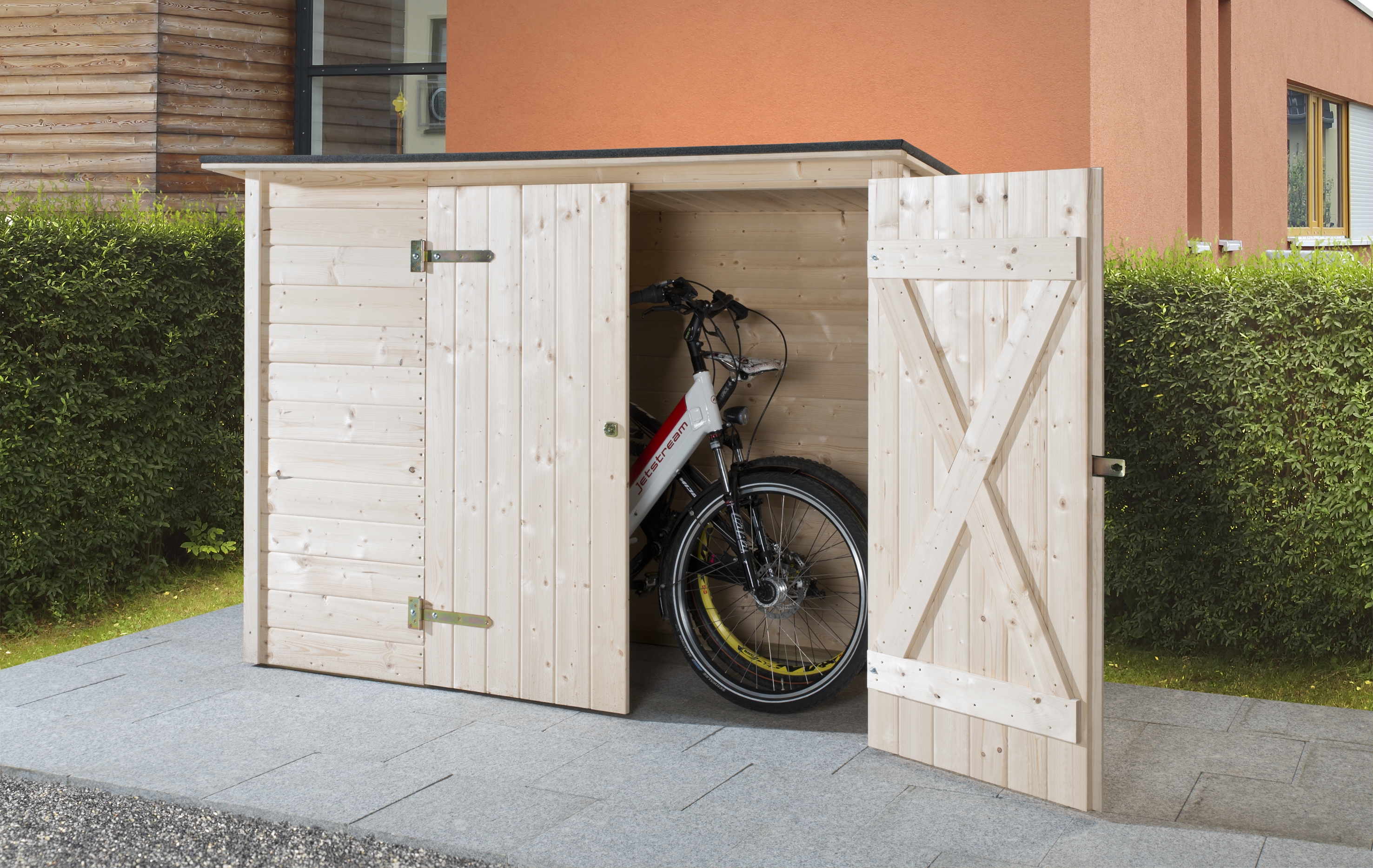 weka fahrradbox 205 cm x 84 cm